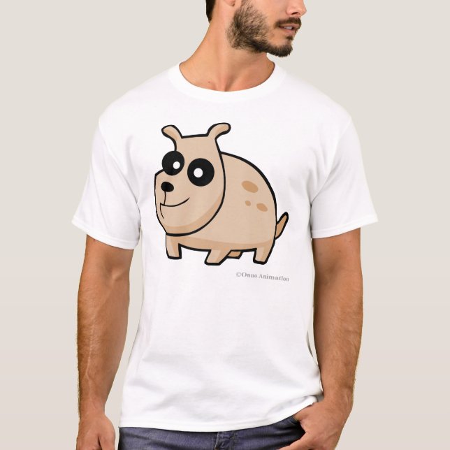Chien tacheté de bande dessinée, T-shirt du (Devant)