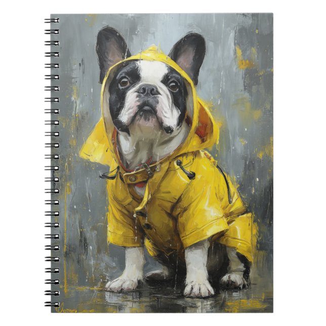 Chien-taureaux français dans le Carnet Raincoat (Devant)