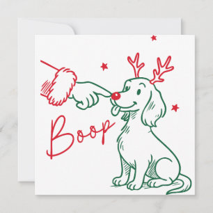 Chien teckel Boop de Noël