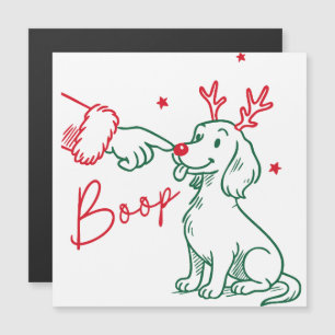 Chien teckel Boop de Noël