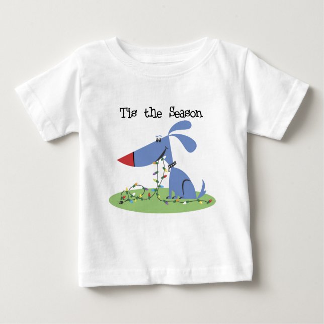 Chien Tis the Season Tshirts et cadeaux de vacance (Devant)