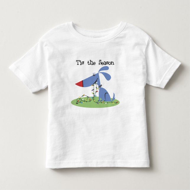 Chien Tis the Season Tshirts et cadeaux de vacance (Devant)