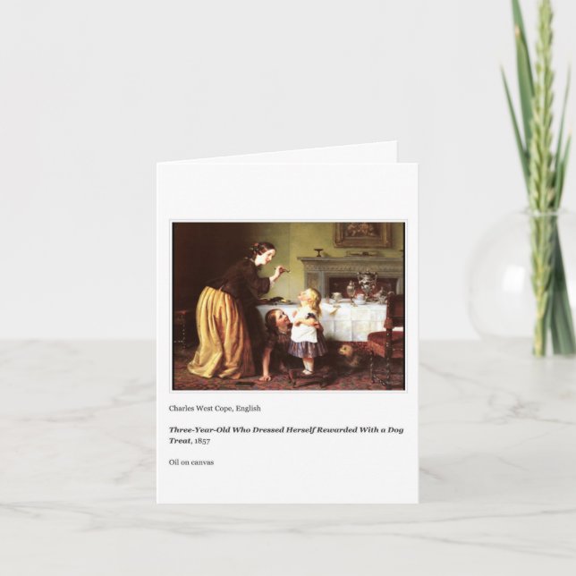 CHIEN TRAITER LA CARTE DE JOUR DE LA MÈRE (Devant)