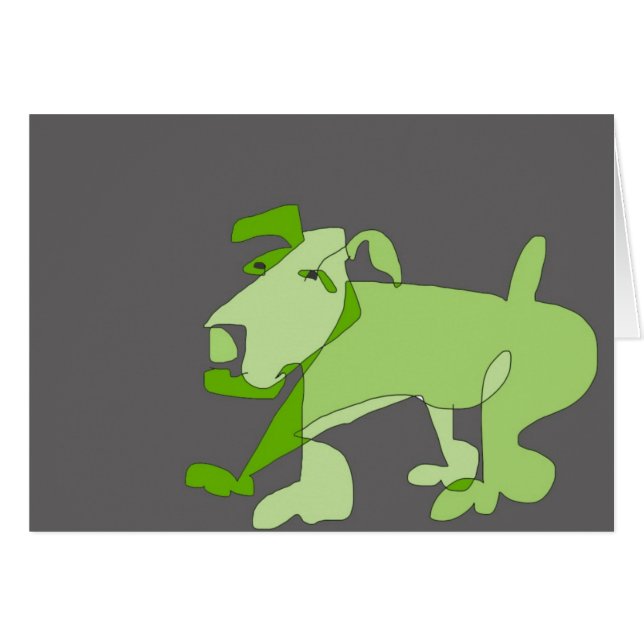 Chien vert (Devant horizontal)
