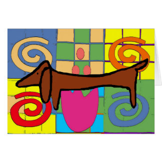 Chiens Abstraits célèbres de Dachshund