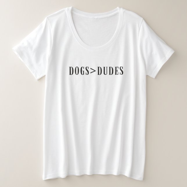 Chiens avant les mecs : T-shirt (Design devant)