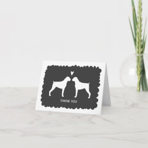 Chiens Boxer Mariage Merci