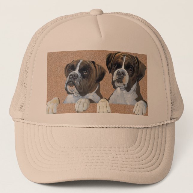 Chiens casquette, casquette de baseball de boxeur (Devant)