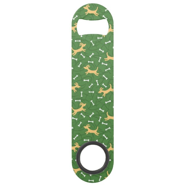 chiens chanceux avec l'arrière - plan d'os (Devant)