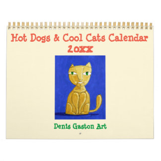 Chiens chauds et chats Cool Calendrier 2020