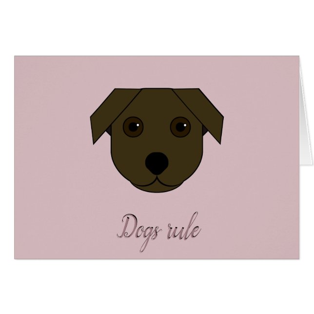 Chiens contre Chats Avril Fools' Day Card (Devant horizontal)