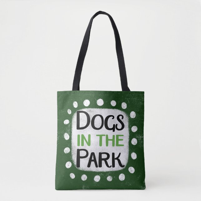 Chiens Dans Le Sac fourre-tout Du Parc (Devant)