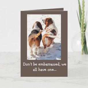 Chiens de basset drôles de w/Cute "de carte de