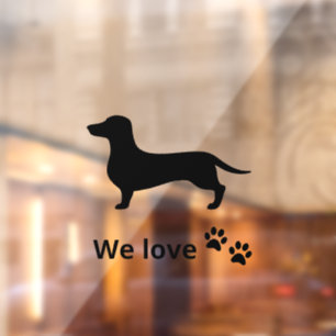 Chiens de bienvenue, Chiens sympa panneau de vitri