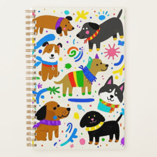 Chiens de caricature ludiques