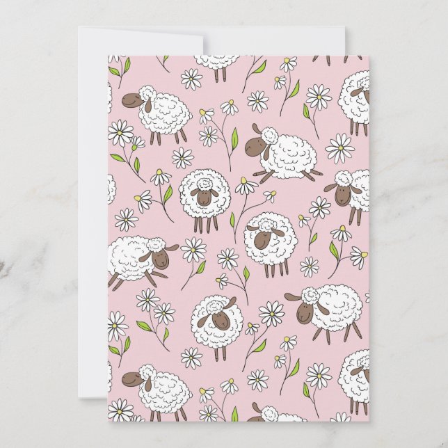 Chiens de comptage sur coton bonbon rose (Devant)