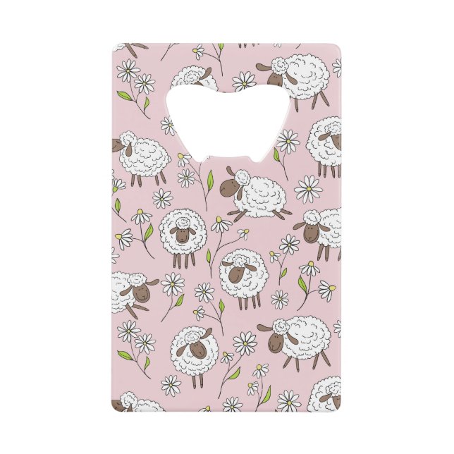 Chiens de comptage sur coton bonbon rose (Devant)