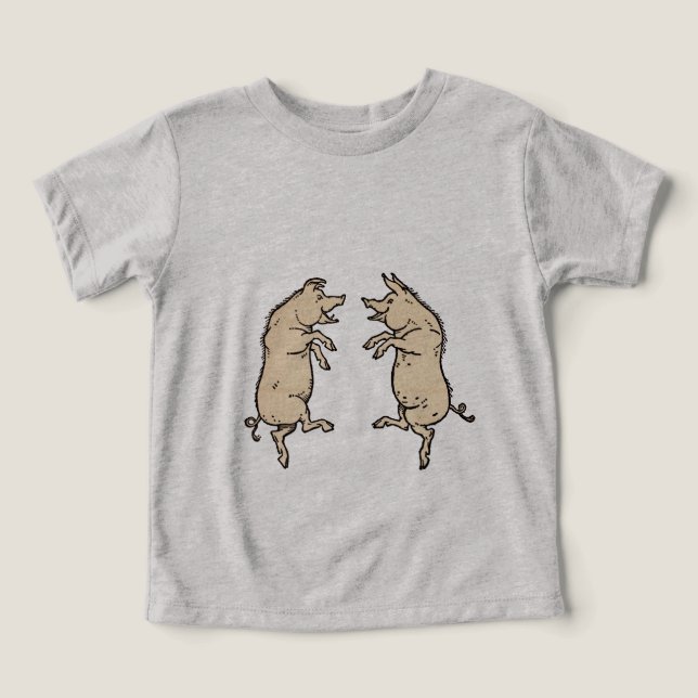 Chiens de danse antiques : Jig de pige Vintage fan (Design Recto)