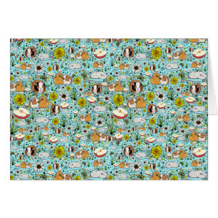 Chiens de Guinée en bleu