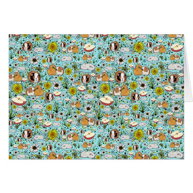 Chiens de Guinée en bleu (Devant horizontal)