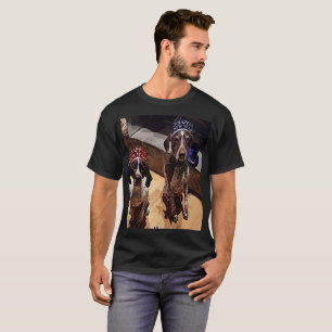 Chiens de la fête de la Saint-Sylvestre T-shirt no