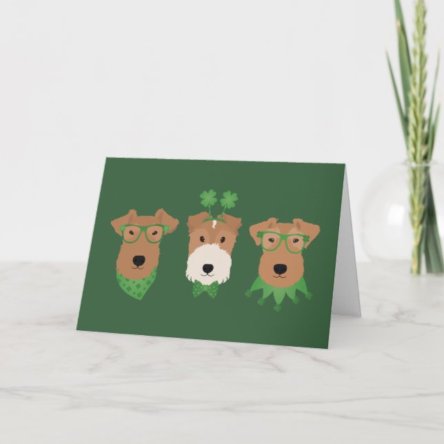 Chiens de Merci Jour de la Saint Patrick Welsh Ter (Devant)
