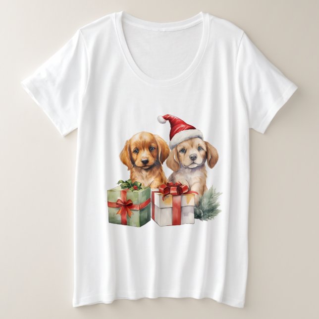 Chiens De Noël Avec Cadeaux (Design devant)