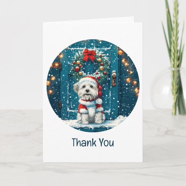 Chiens de Noël Chih Tzu Merci (Devant)