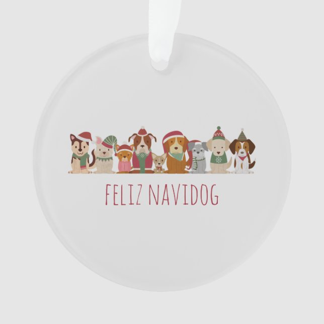 Chiens de Noël Feliz Navidog (devant)