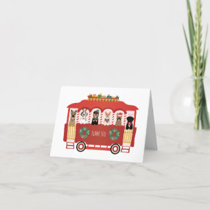 Chiens de Noël Merci Trolly