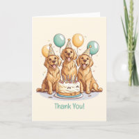 Chiens d'or de l'année d'anniversaire du Merci