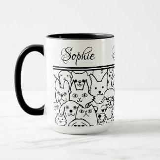 Chiens & Kitties Mug
