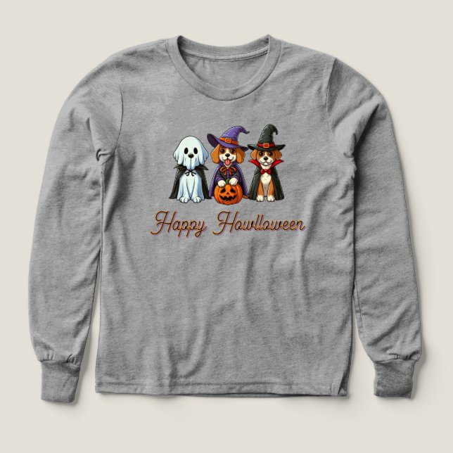 Chiens mignons comme fantôme, sorcière et vampire (Motif recto)