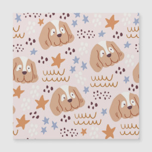 Chiens mignons, étoiles, lignes : vintage sans sou