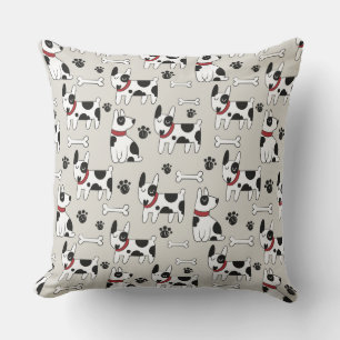 Chiens mignons Motif lancer des oreillers