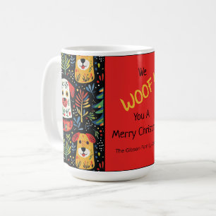 Chiens mignons Mug de Noël