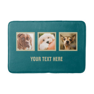 Chiens mignons OU VOS tapis de bain faits sur