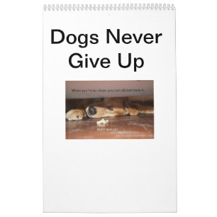 Chiens n'abandonnent jamais Calendrier Storybook