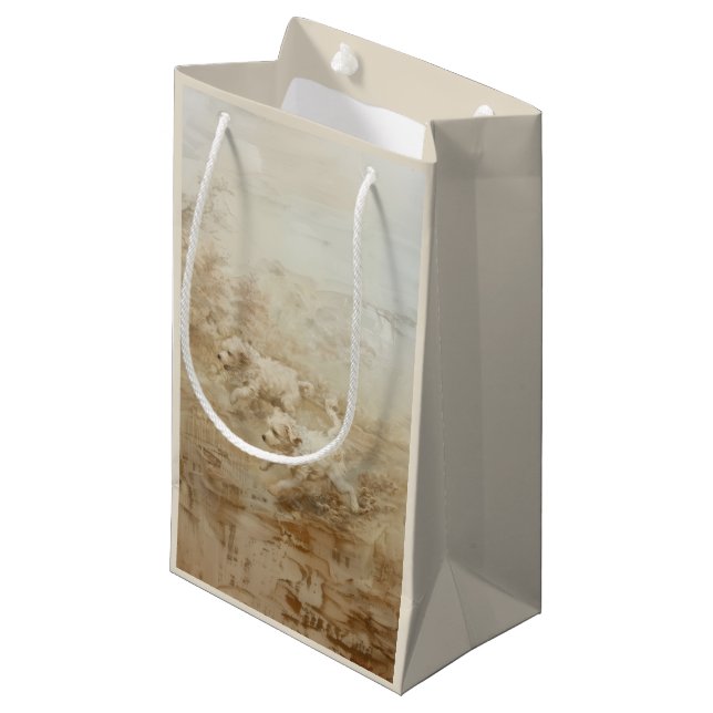 Chiens - Sac cadeau (Devant Angle)