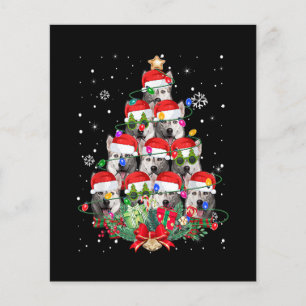 Chiens sibériens Husky Arbre Pyjama de Noël Chien