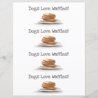 Chiens signet Love Waffles