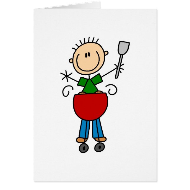 Chiffre carte de bâton de barbecue (Devant)