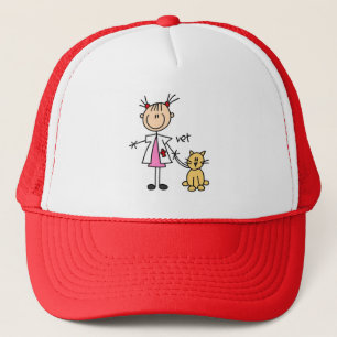 Chiffre casquette de bâton de vétérinaire