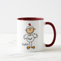 Chiffre de bâton dans la tasse de costume de
