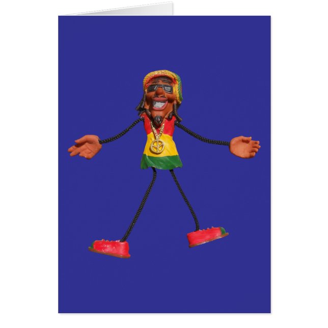 Chiffre de bâton de Rasta avec le signe de paix (Devant)