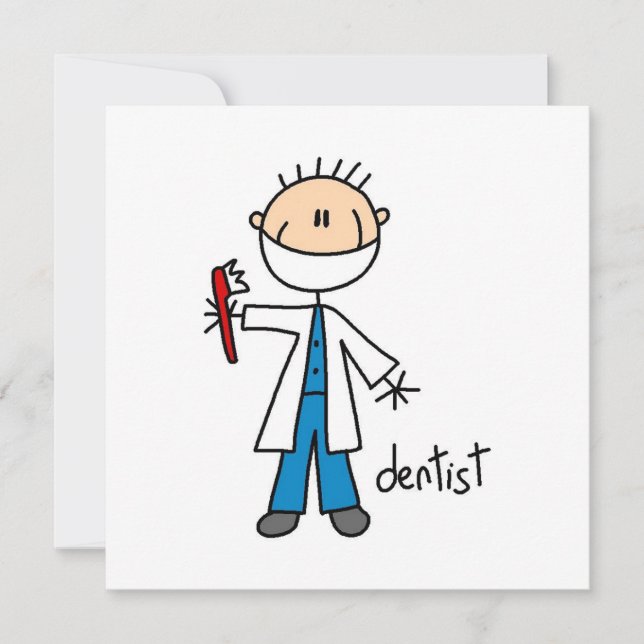 Chiffre de bâton dentiste (Devant)