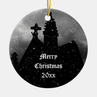 Chiffre gothique ornement de Noël pour personnalis