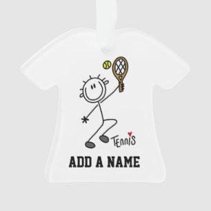 Chiffre masculin de base joueur de bâton de tenni