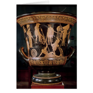 Chiffre rouge krater de grenier de calice