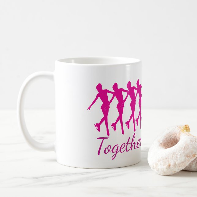 CHIFFRE SYNCHRO OBJETS À OFFRIR DE TASSE DE PATIN (Avec donut)